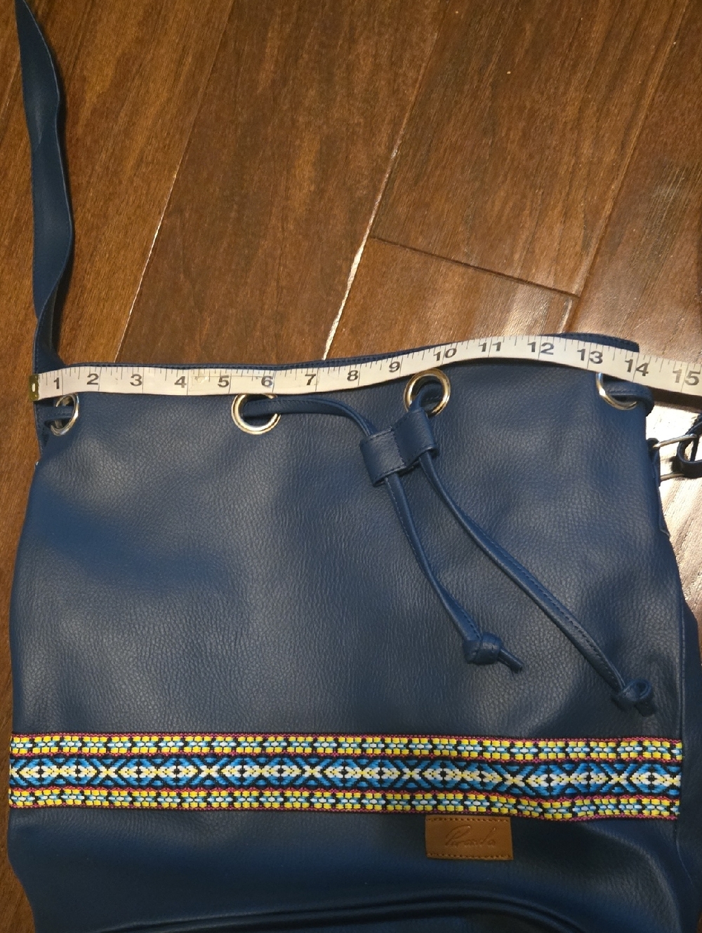 ⛱️Piranda Navy Blue Bag With Beautiful Embroidered Detailing - Picture 4 of 10